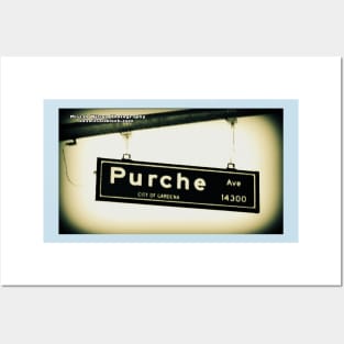 Purche Avenue, Gardena, California by Mistah Wilson Posters and Art